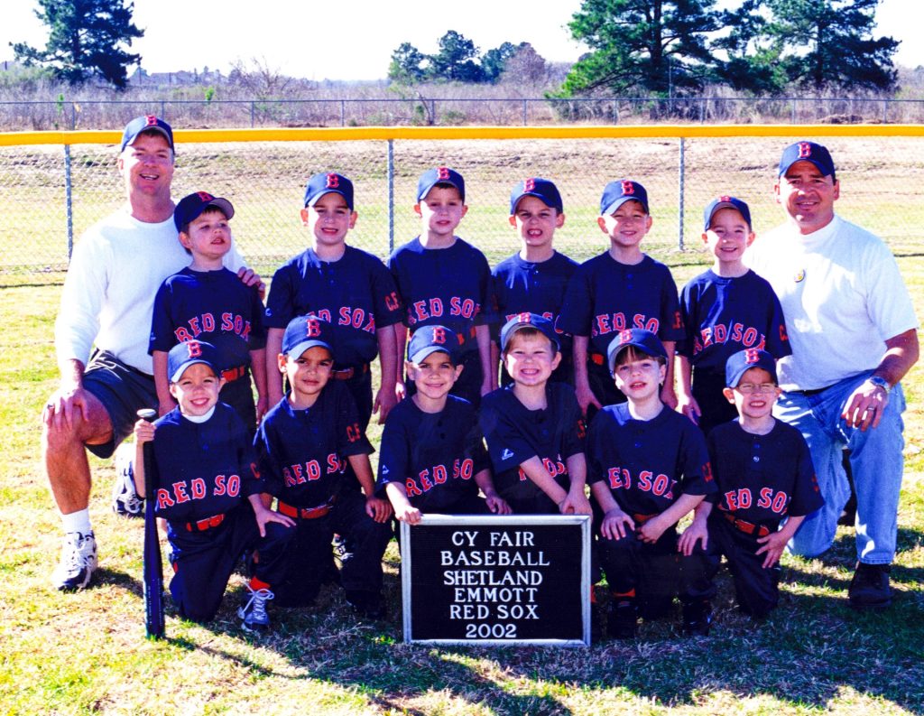 FAB-sponsored youth baseball team, Cy-Fair Baseball Red Sox, 2002