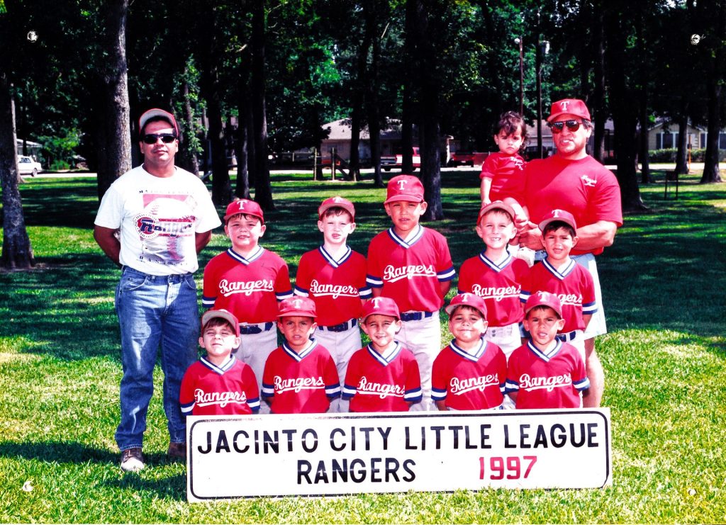 FAB-sponsored youth baseball team, Jacinto City Little League, 1997