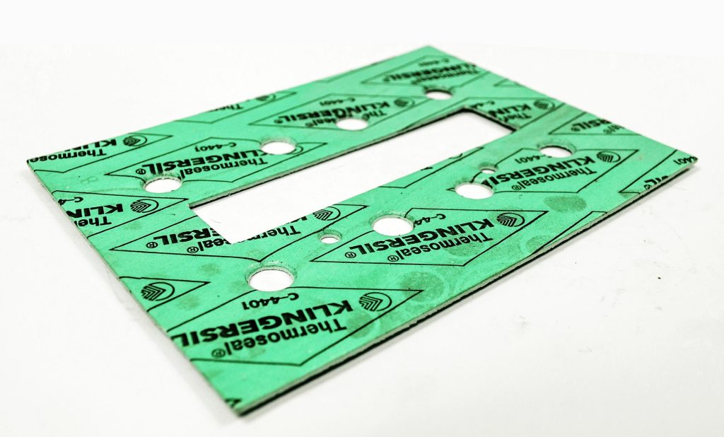 Compressed fiber gasket