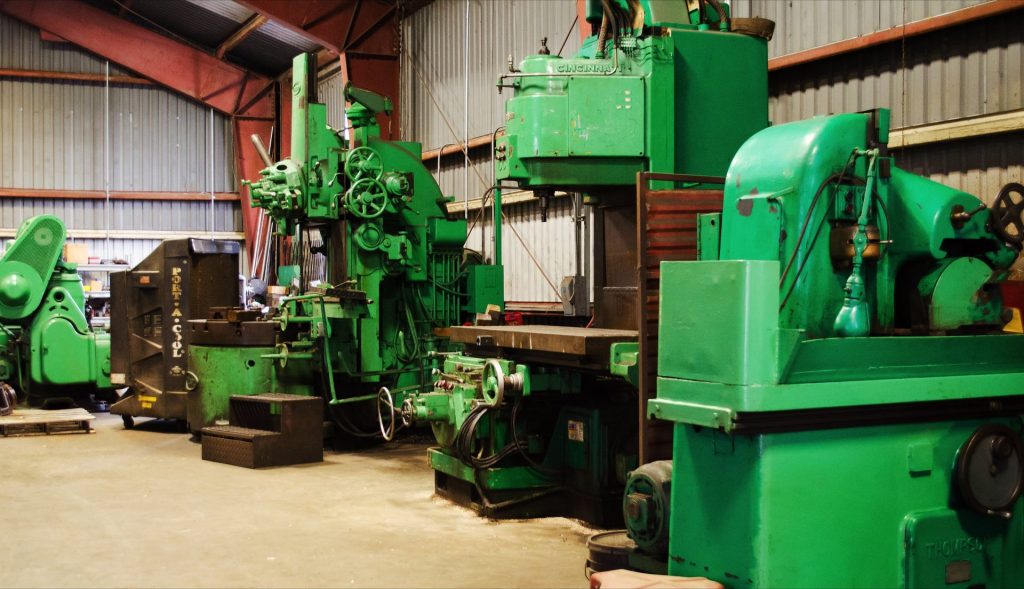 Machine tools in the FAB Industries machine shop